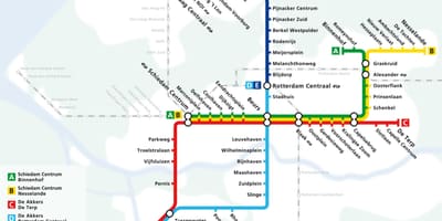 Haagin metro kartta